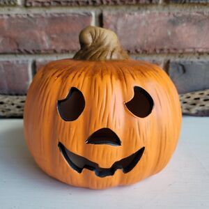 Jack O' Lantern Ceramic Vintage Pumpkin